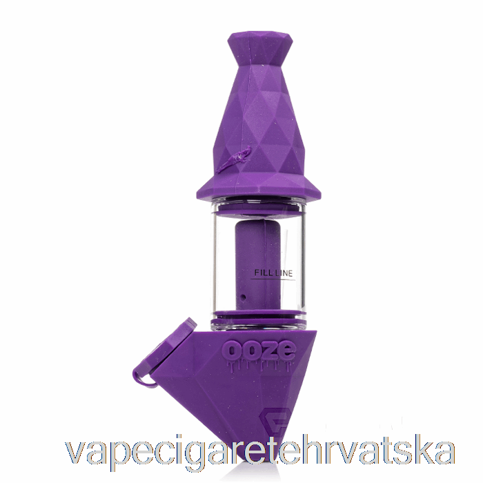 Vape Hrvatska Ooze Bectar Silikonski Bubbler Ultra Purple (ljubičasti)
